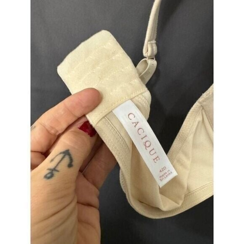 Cacique Underwire Light Padding Size 42DVERY SOFT - Picture 7 of 10